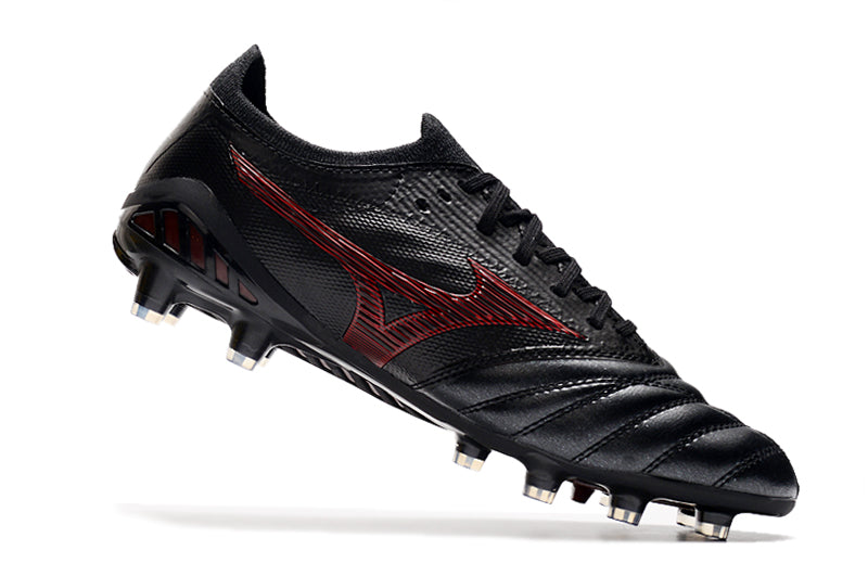 Mizuno Morelia Neo III FG - Preto Vermelho