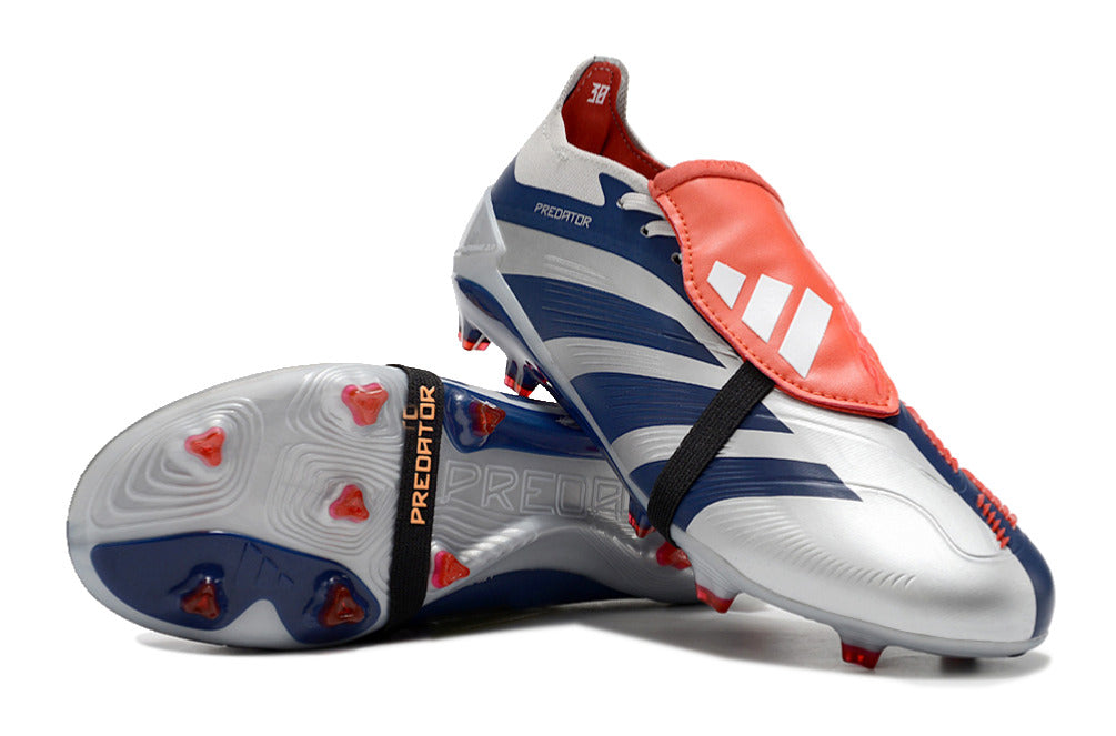 Adidas Feminina Predator Elite Tongue FG - Prata