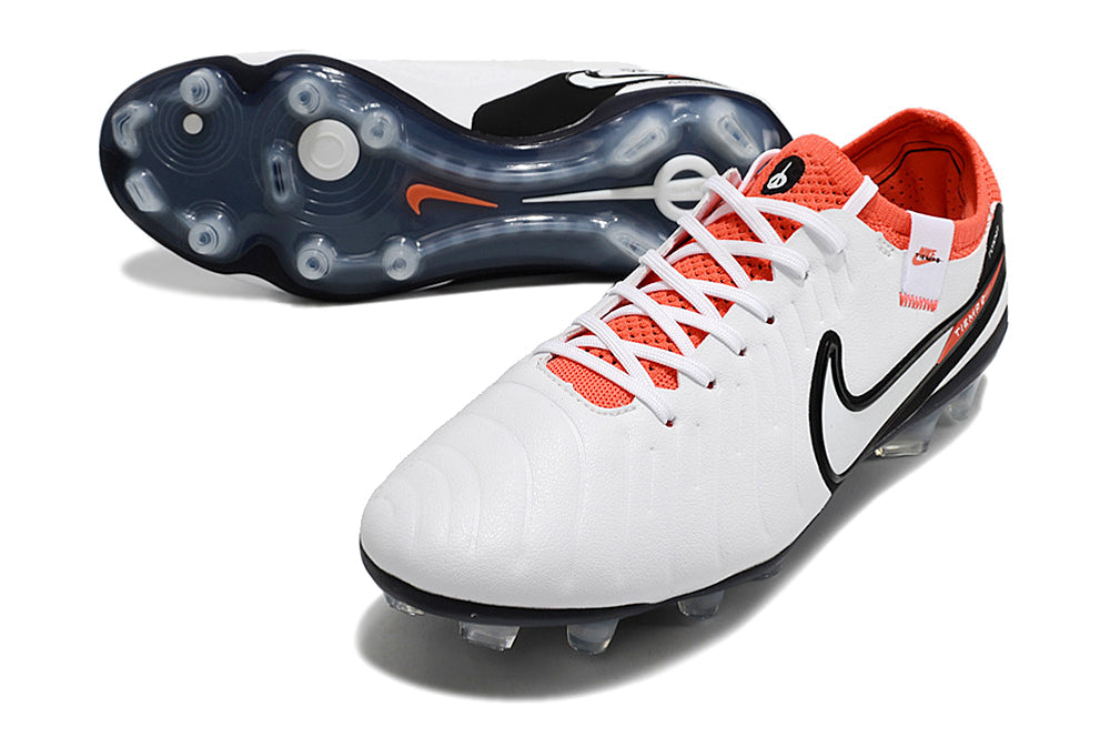 Nike Tiempo Legend X Elite FG - Branco Vermelho