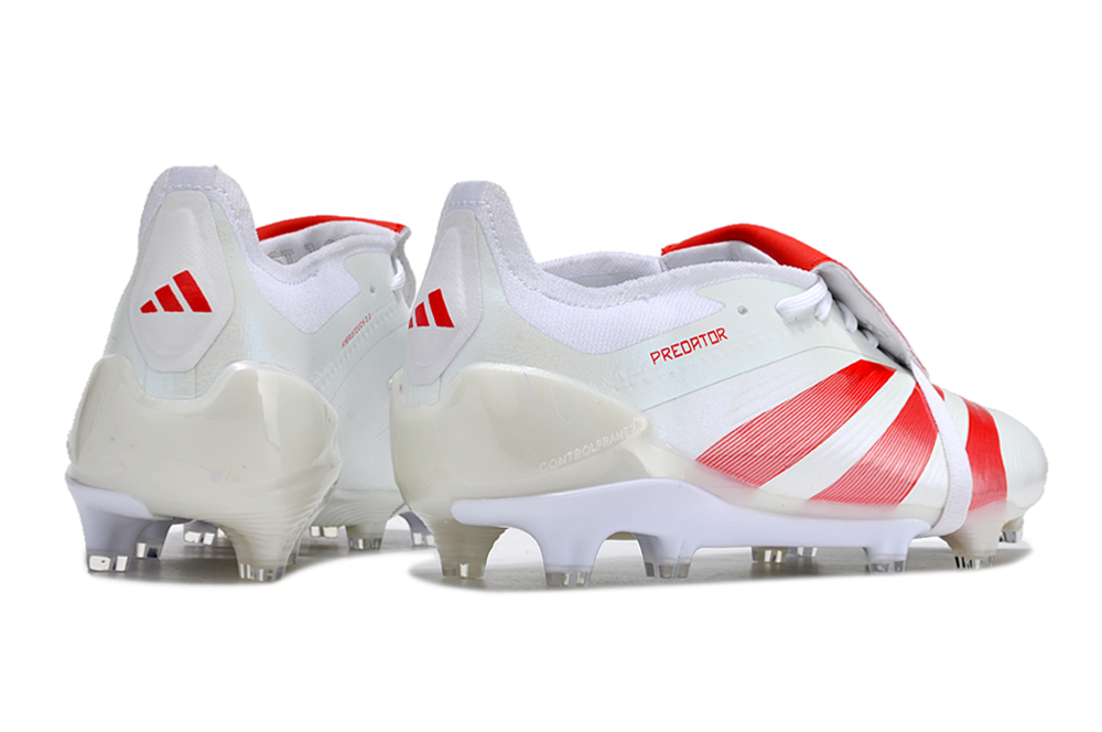 Adidas Predator Elite Tongue FG - Branco Vermelho