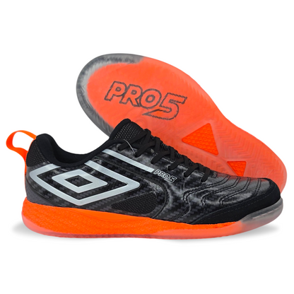 Umbro Pro 5 Bump Futsal -  Negro/Naranjado