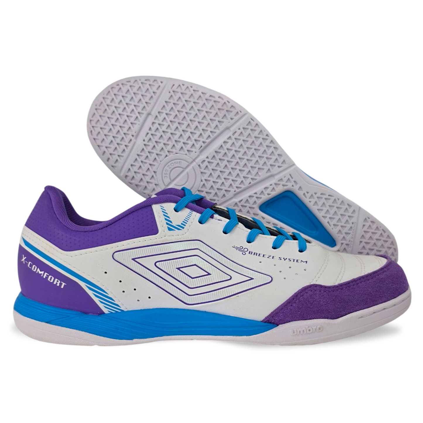 Umbro X-Confort Futsal - Gris/Morado/Azul