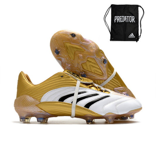 Adidas Predator Mania Absolute FG Branco Dourado