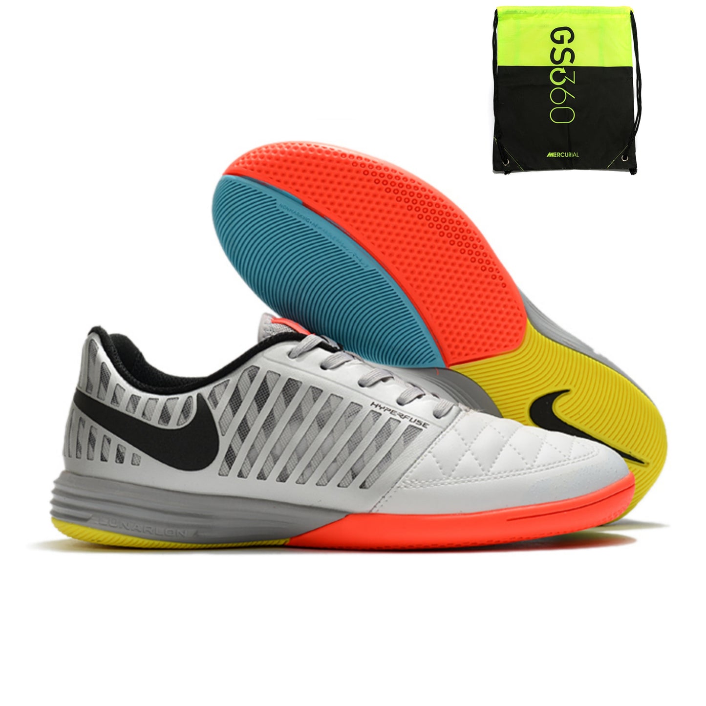 Nike Lunar Gato II Futsal Cinza Colors