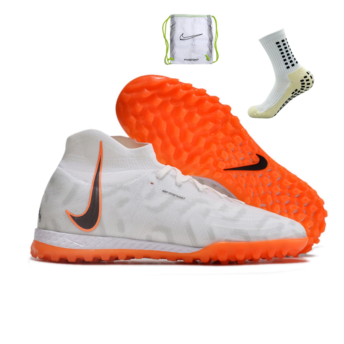 Nike Phantom Luna Elite Society - Branco Laranja