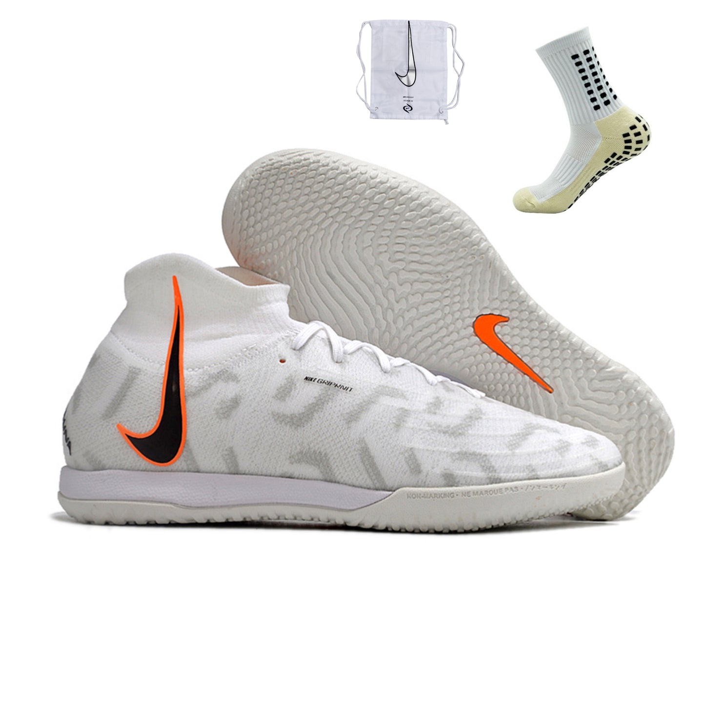 Nike Phantom Luna Elite Futsal - Branco Laranja