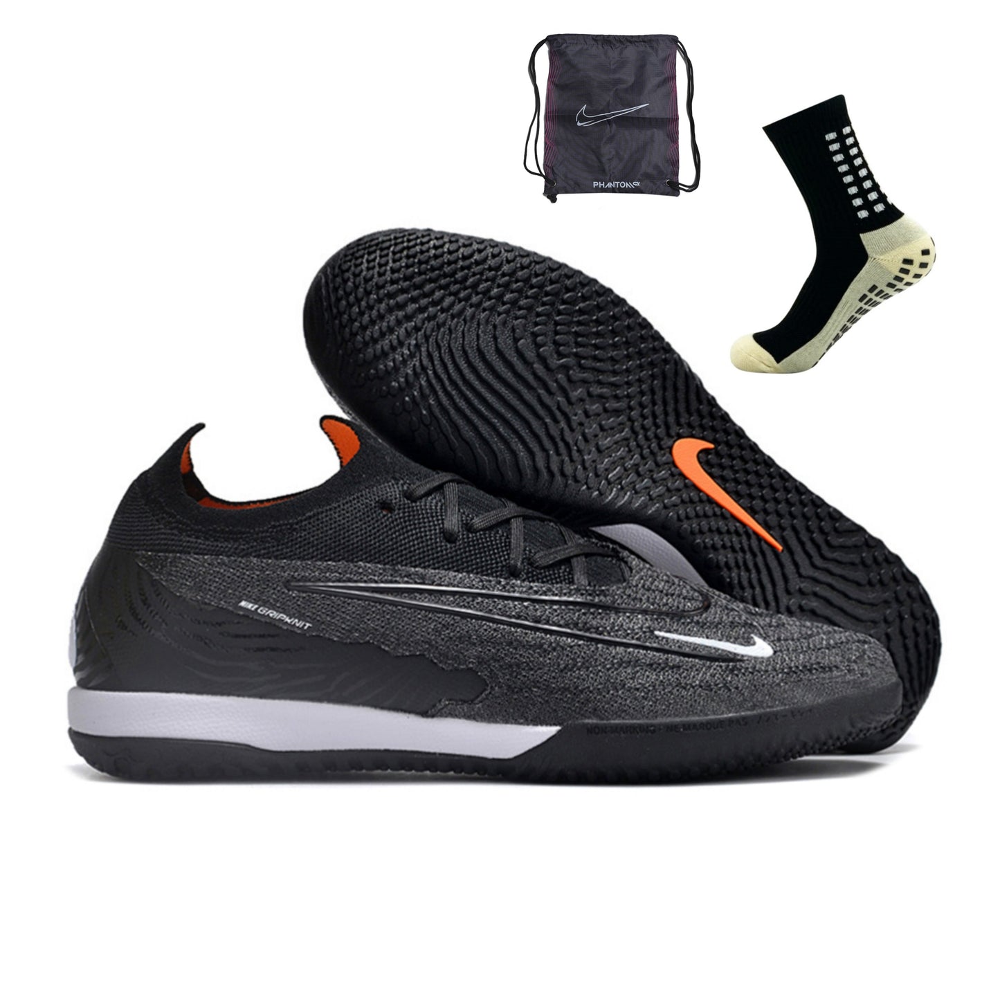 Nike Phantom GX Elite Futsal - Preto Laranja