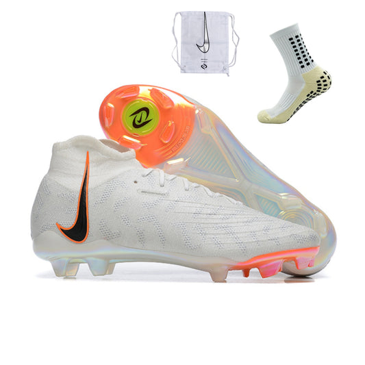 Nike Feminina Phantom Luna Elite FG - Branco Laranja