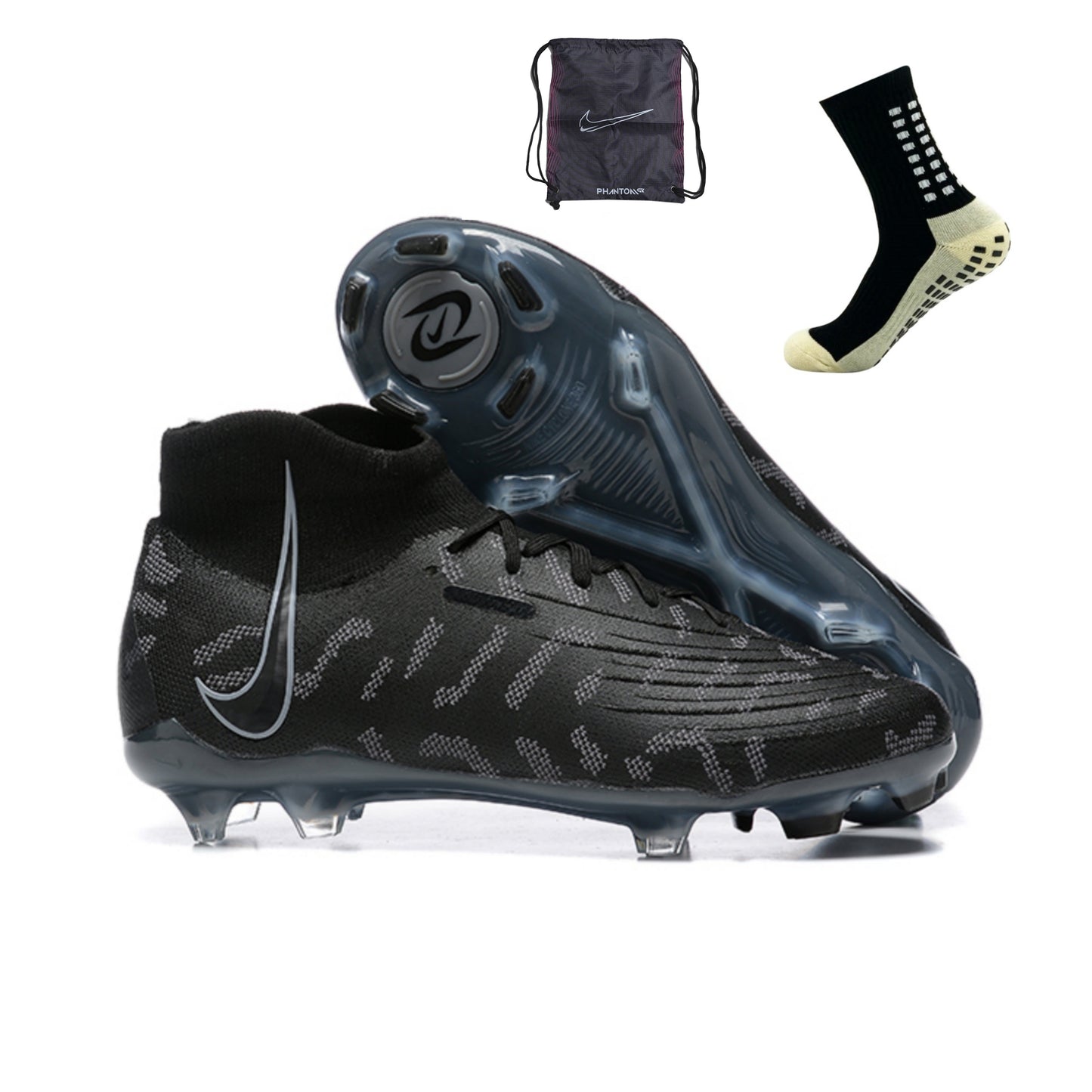 Nike Feminina Phantom Luna Elite FG - Blackout