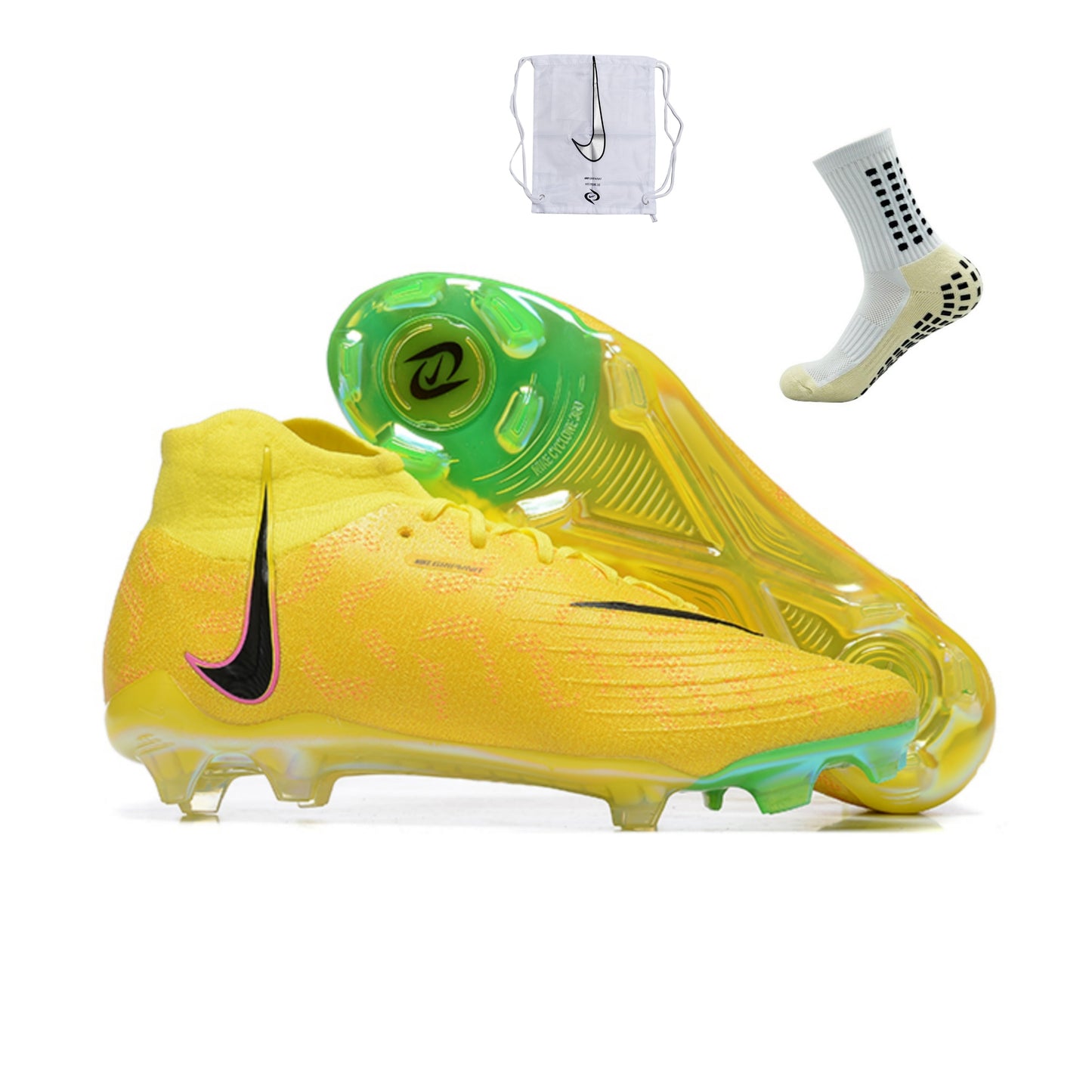 Nike Feminina Phantom Luna Elite FG - Amarelo