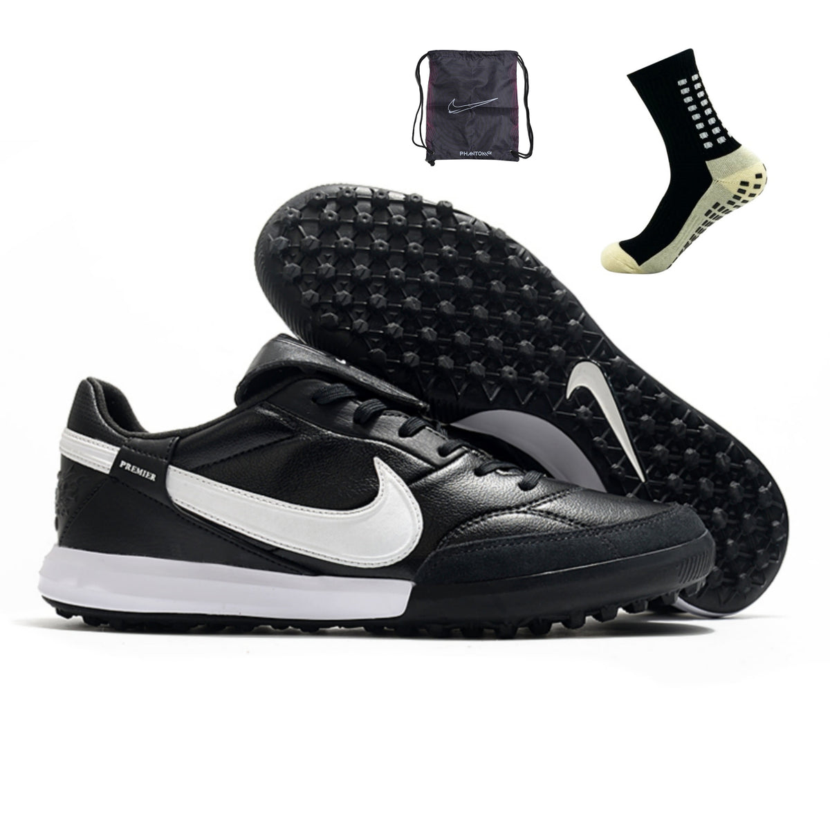 Nike Premier III Society - Preto Branco (BR: 37, 38, 40, 40.5, 42.5)