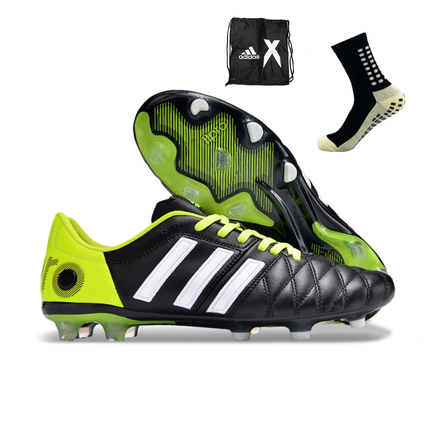 Adidas 11 Pro FG - Preto Verde