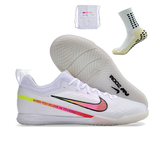 Nike Air Zoom Mercurial Vapor 15 Pro Futsal - Branco Rosa