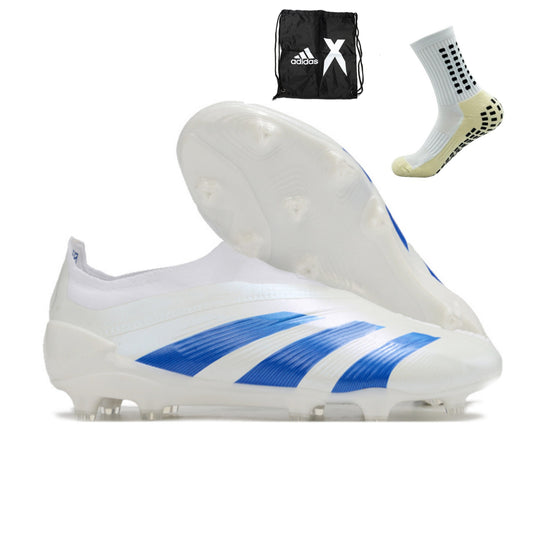 Adidas Predator Elite + FG - Branco Azul