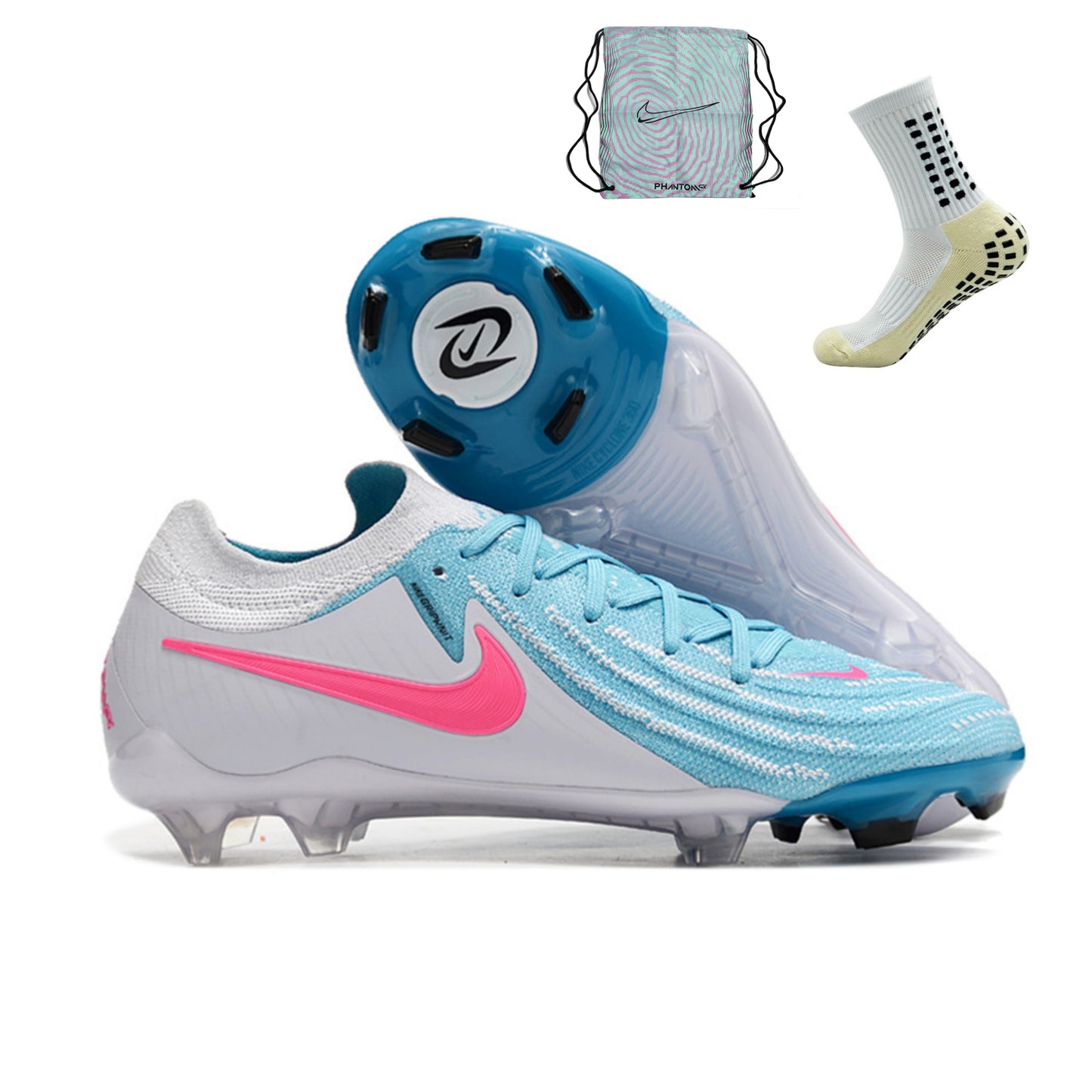 Nike Phantom GX2 Elite FG - Azul Branco