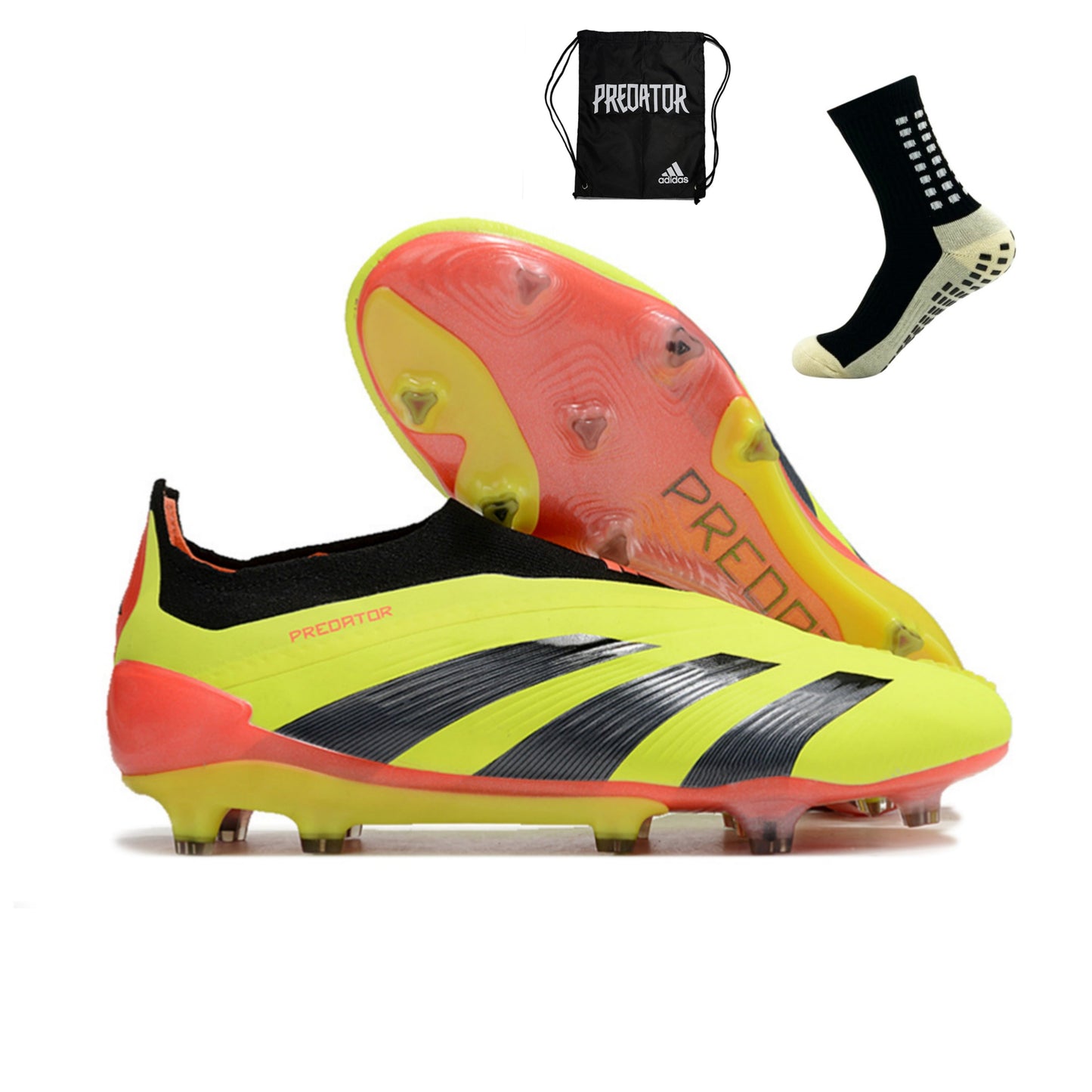 Adidas Predator Elite + FG - Amarelo Preto