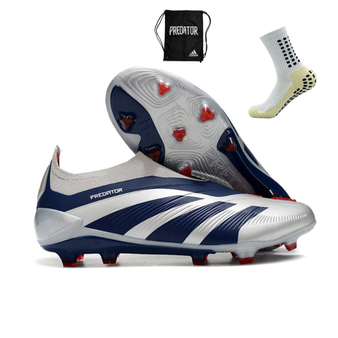 Adidas Feminina Predator Elite + FG - Prata