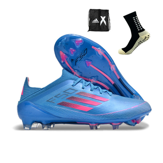 Adidas Feminina F50 Elite FG - Azul Rosa