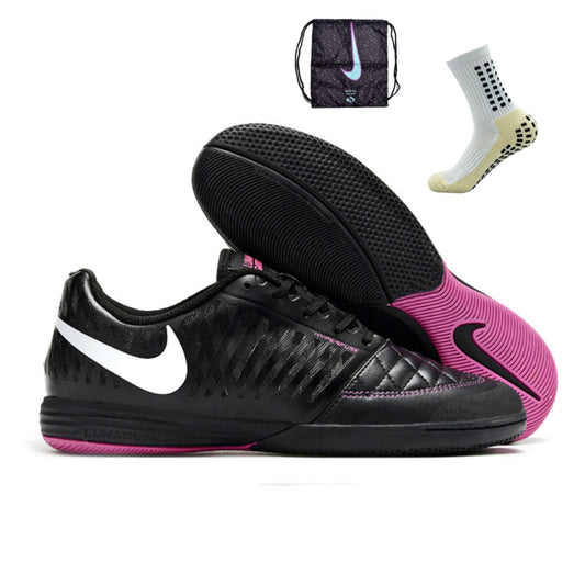 Nike Feminina Lunar Gato II Futsal - Preto Roxo