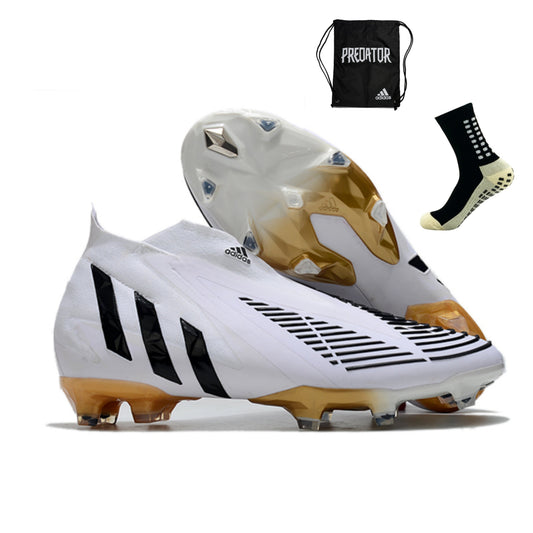 Adidas Predator Edge + FG Branco Dourado