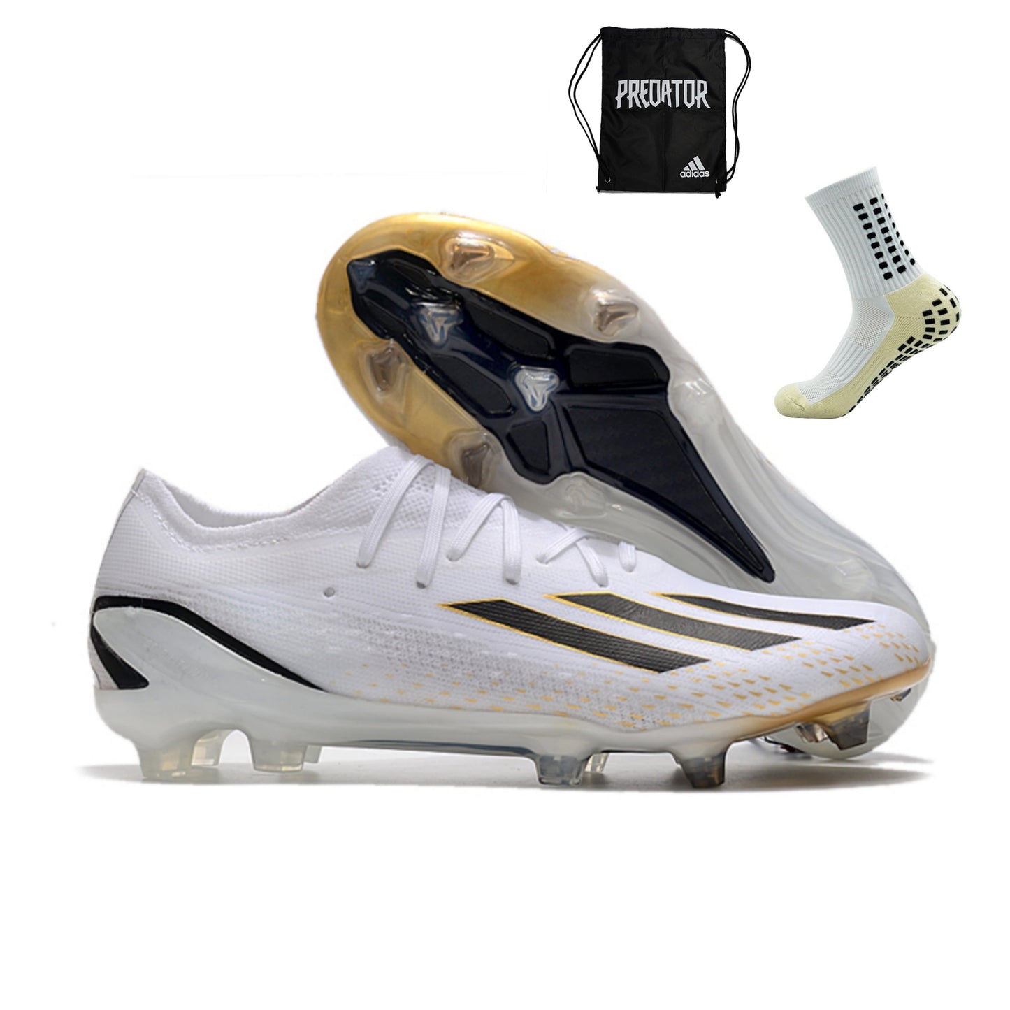 Adidas X Speedportal.1 FG - Branco Gold