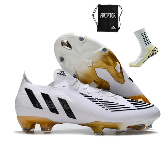 Adidas Predator Edge.1 Low FG - Branco Dourado