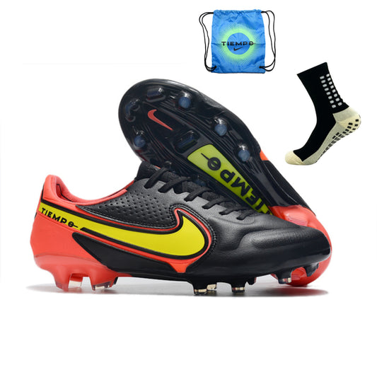 Nike Tiempo Legend 9 Elite FG Preto Vermelho