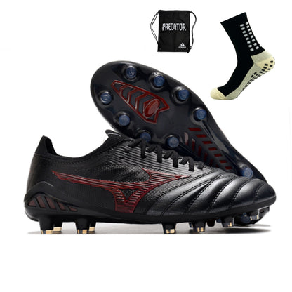 Mizuno Morelia Neo III FG - Preto Vermelho