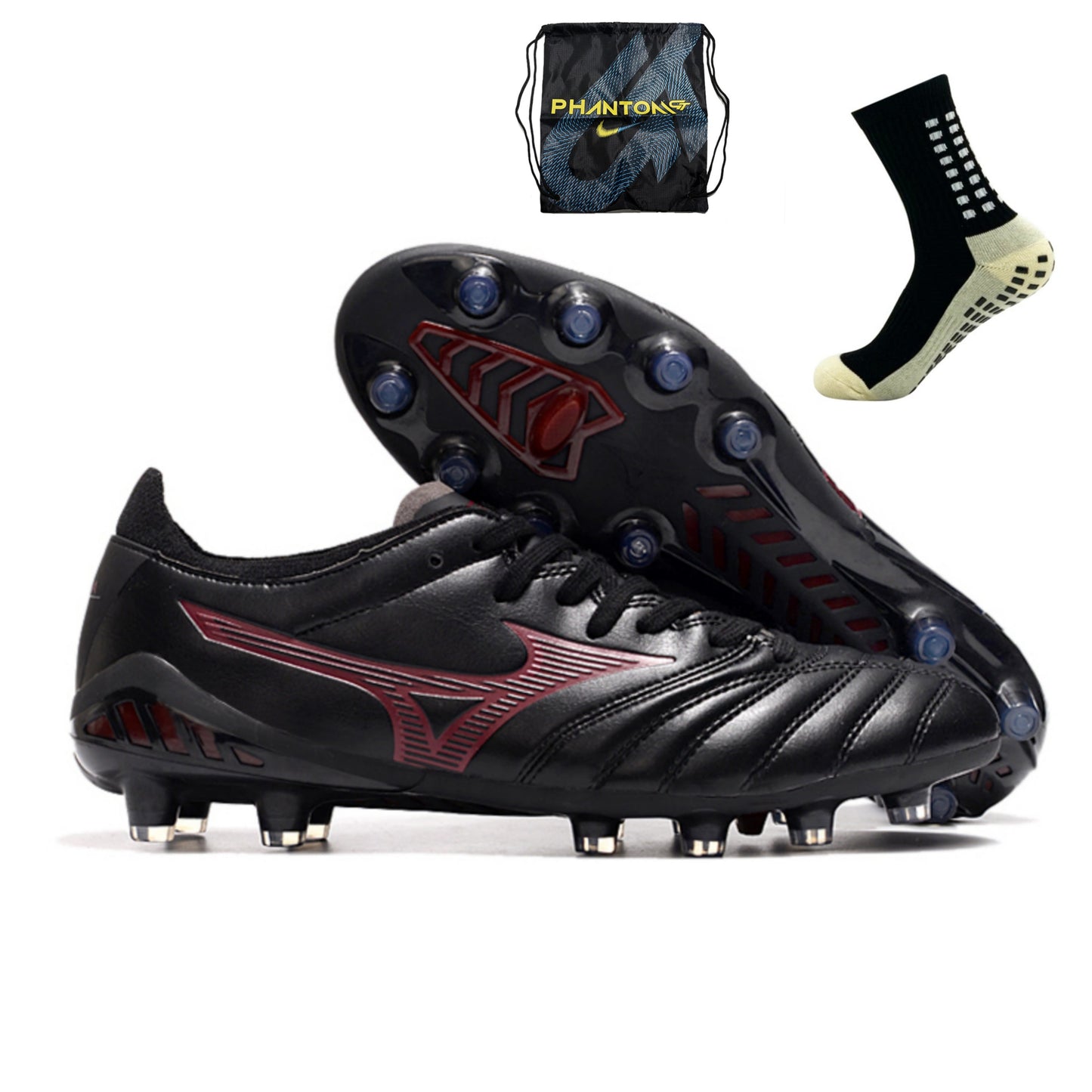 Mizuno Morelia Neo III Pro FG - Preto Vermelho