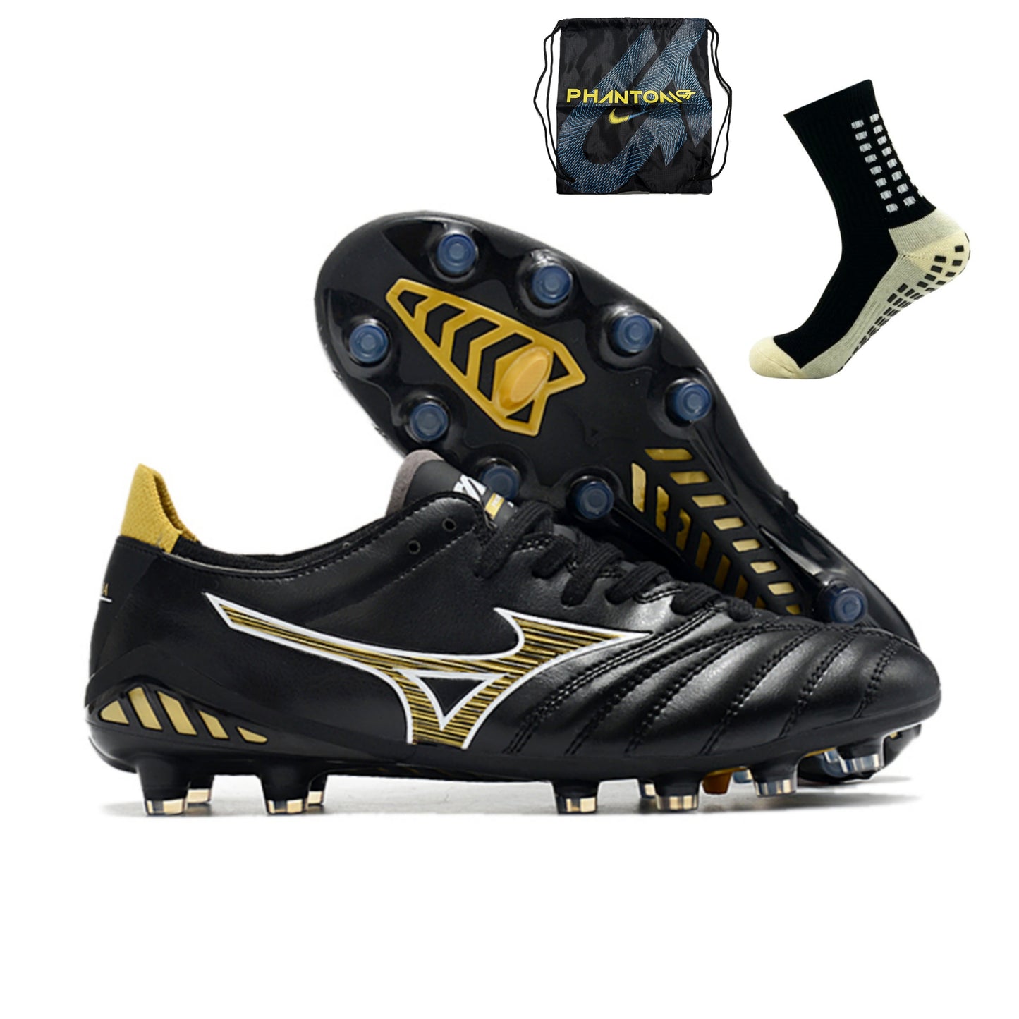 Mizuno Morelia Neo III Pro FG - Preto Amarelo