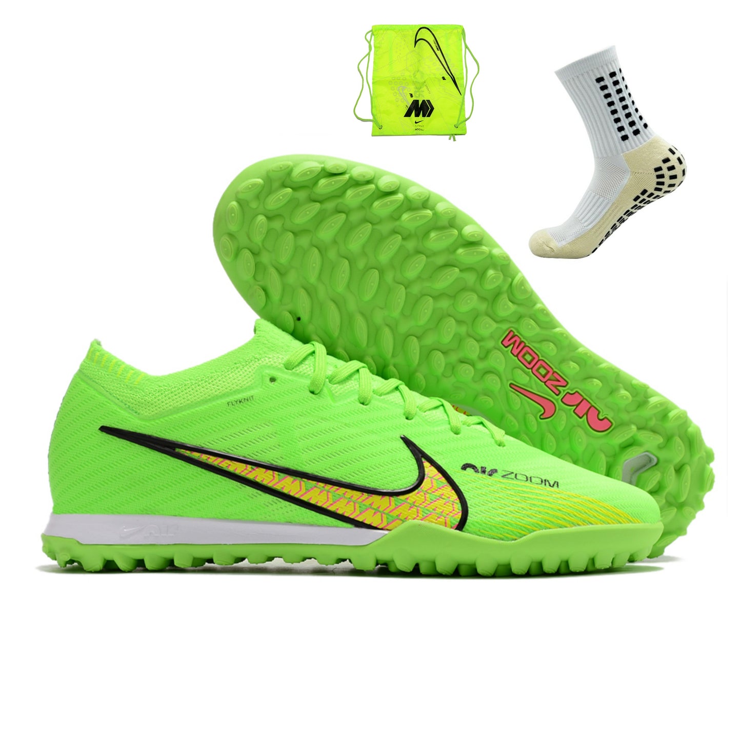 Nike Mercurial Air Zoom  Vapor 15 Elite Society - Verde