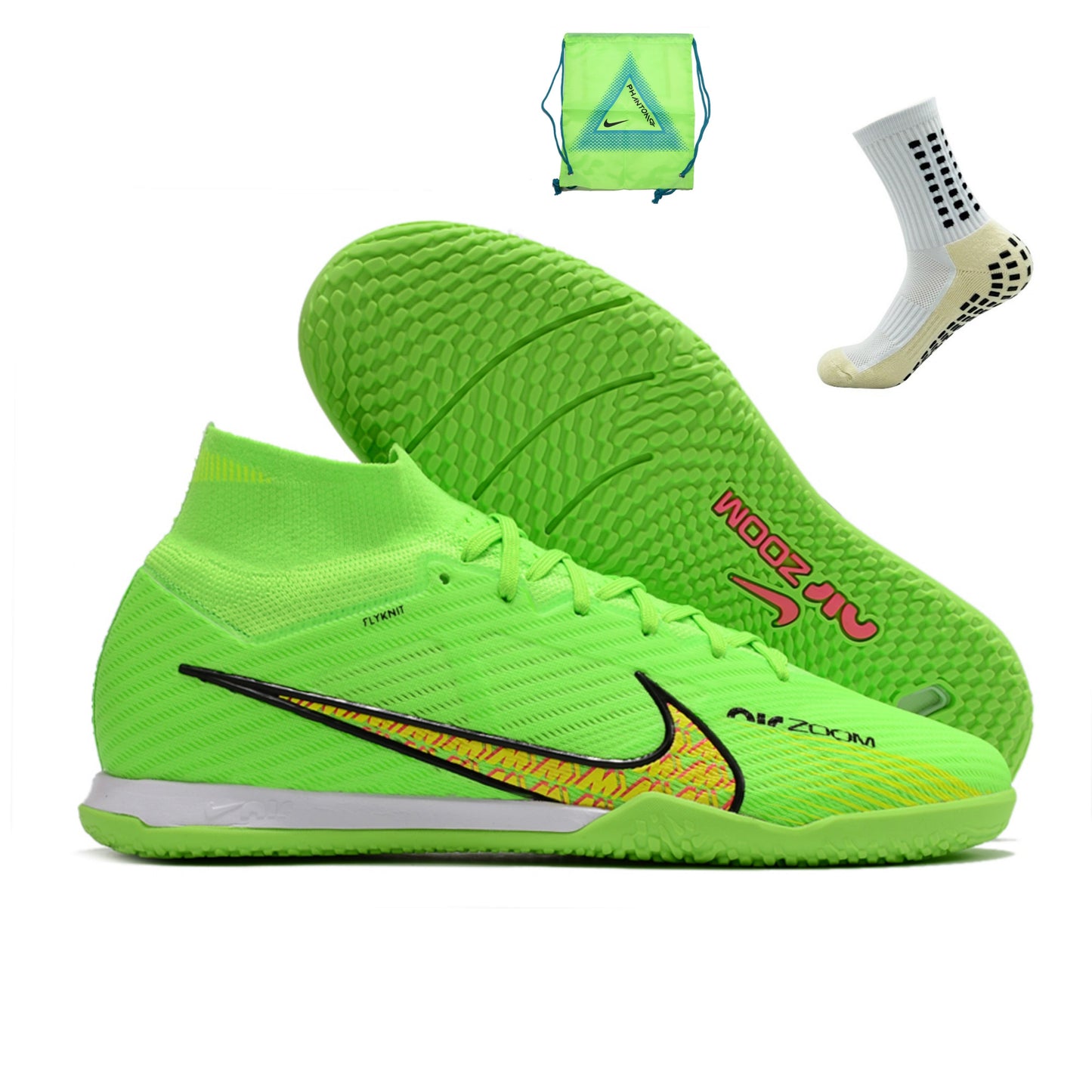 Nike Air Zoom Mercurial Superfly 9 Elite Futsal - Verde