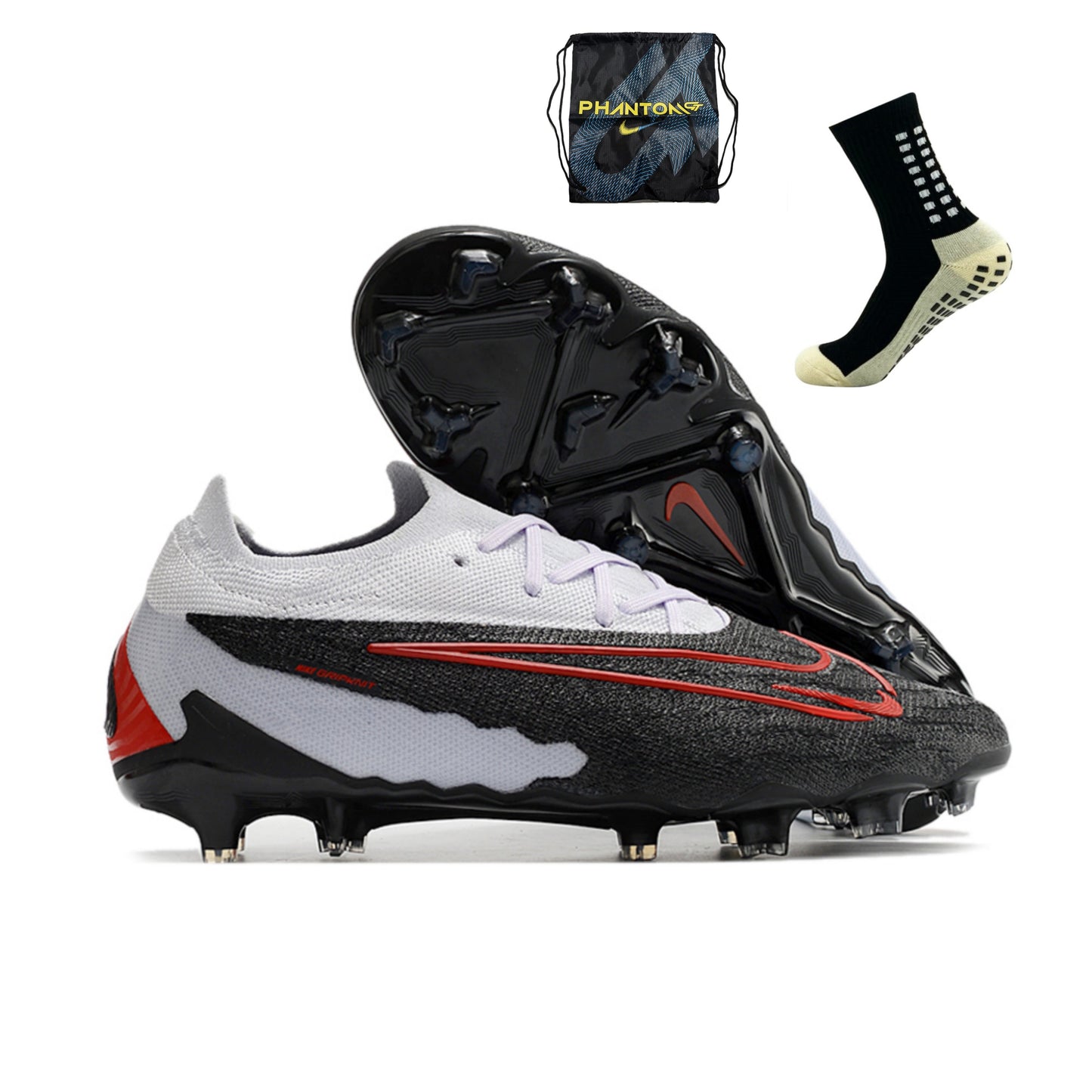 Nike Phantom GX Elite FG - Preto Branco