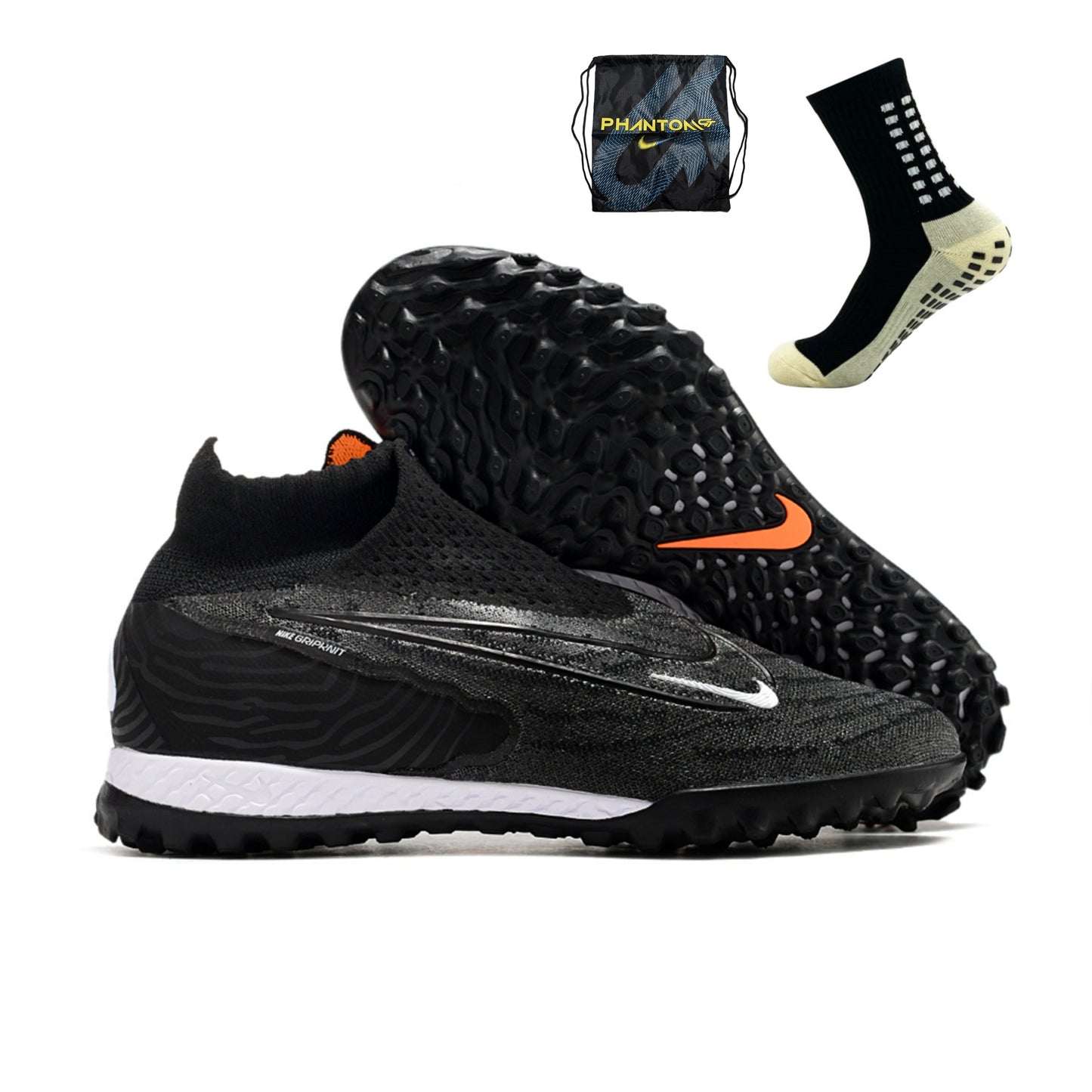 Nike Phantom GX Elite DF Society - Preto Laranja