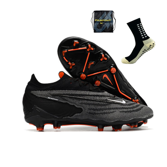 Nike Feminina Phantom GX Elite FG - Preto Laranja