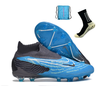 Nike Feminina Phantom GX Elite DF FG - Azul Preto