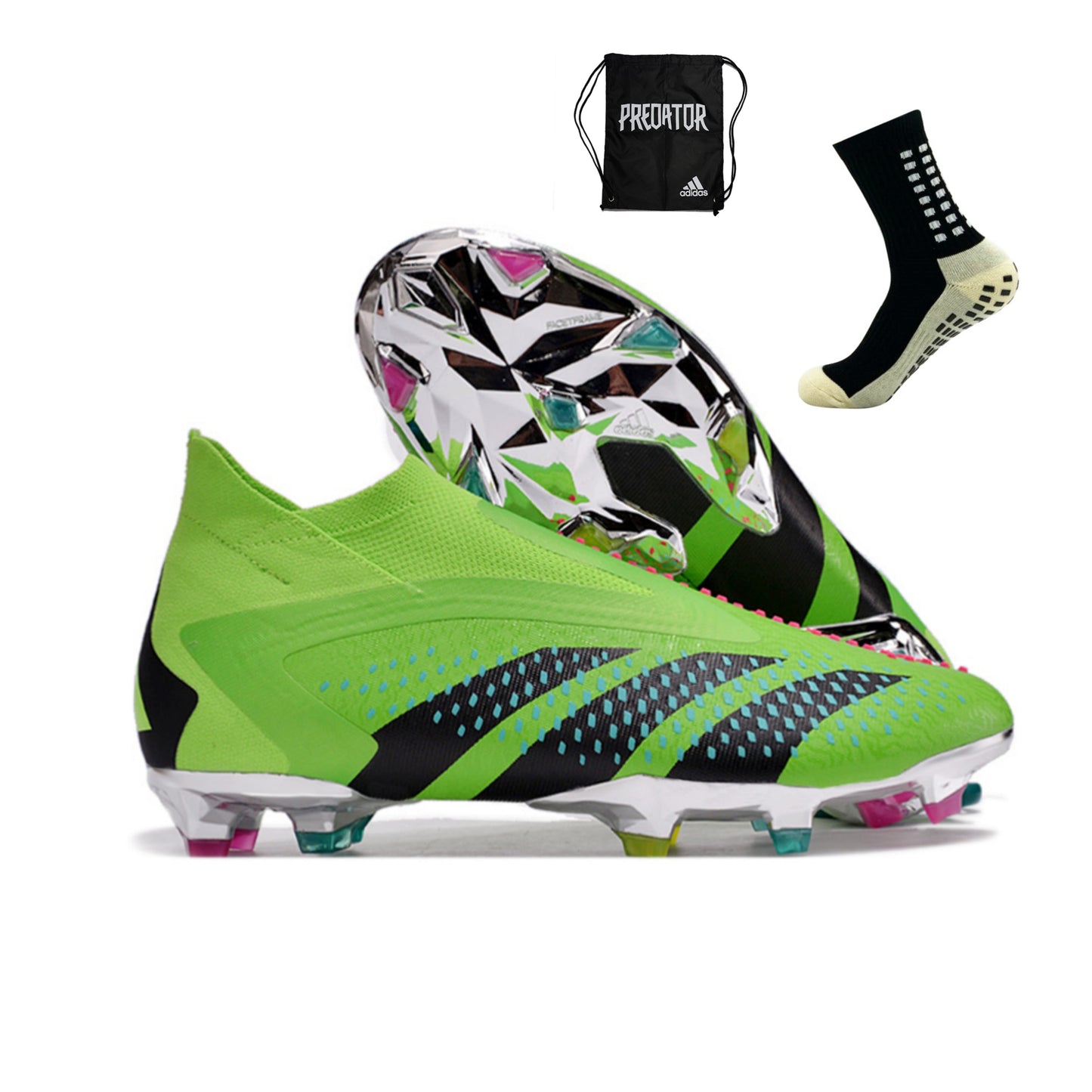 Adidas Predator Accuracy + FG - Verde Rosa