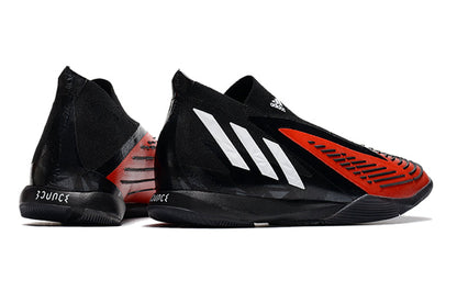 Adidas Predator Edge + Futsal - Preto/Vermelho