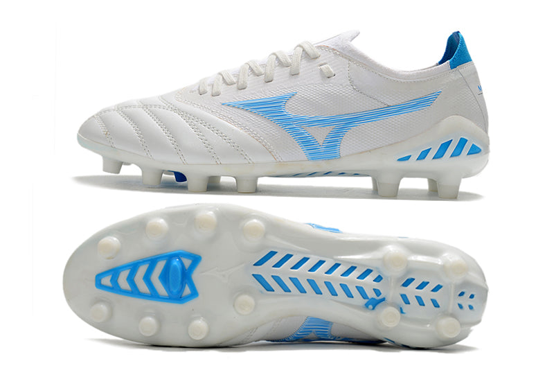 Mizuno Morelia Neo III FG Branco Azul