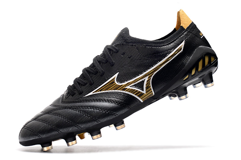 Mizuno Morelia Neo III FG - Preto Amarelo