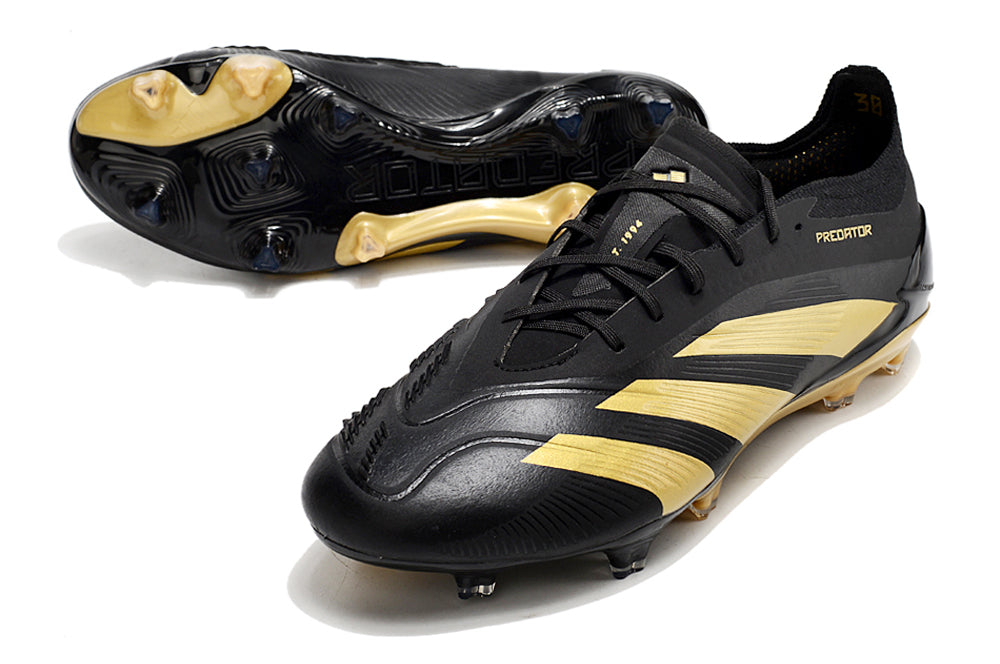 Adidas Predator Elite FG - Preto Dourado