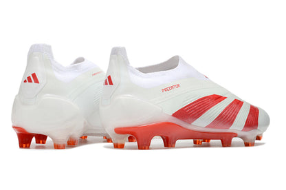 Adidas Predator Elite + FG - Branco Vermelho