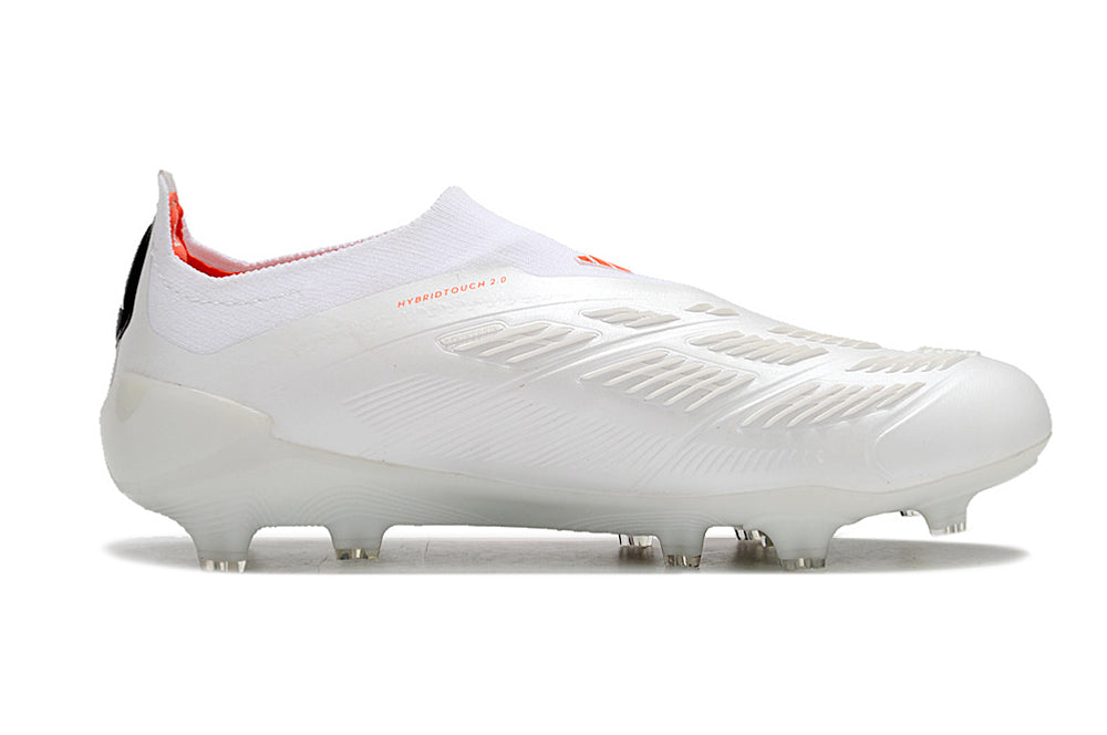 Adidas Feminina Predator Elite + FG - Branco Laranja