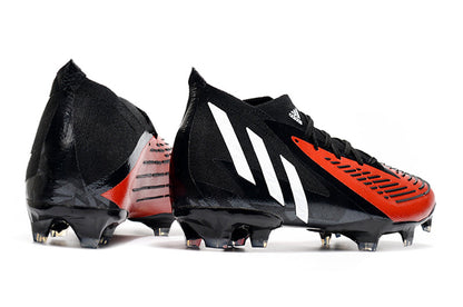 Adidas Predator Edge.1 FG Preto/Vermelho