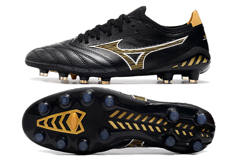 Mizuno Morelia Neo III FG - Preto Amarelo