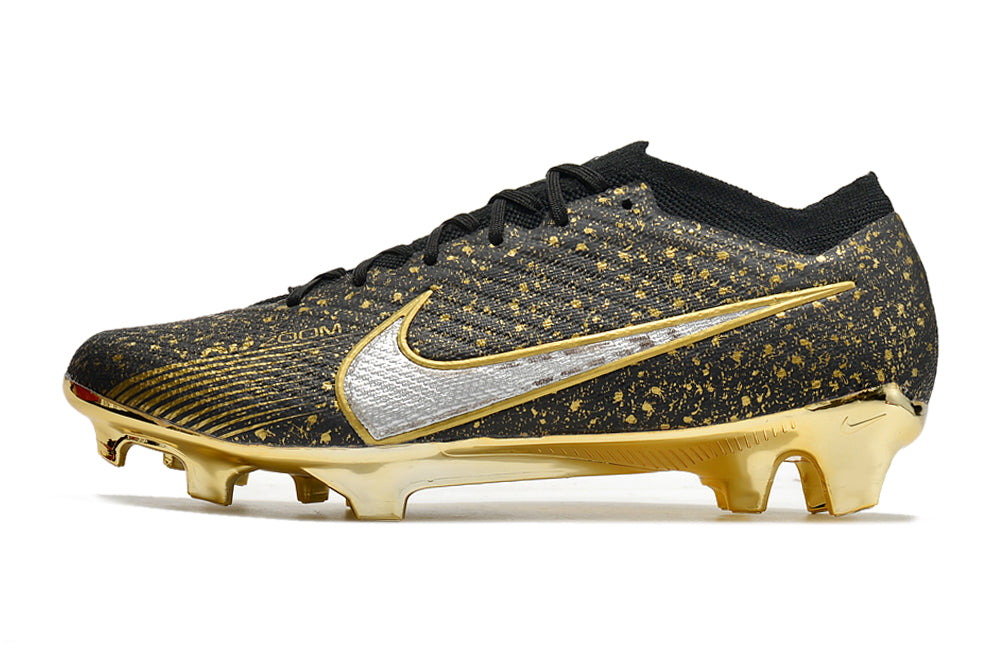 Nike Air Zoom Mercurial Vapor 15 FG Elite - Preto Dourado