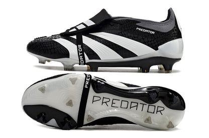 Adidas Predator Elite Tongue FG - Preto Branco