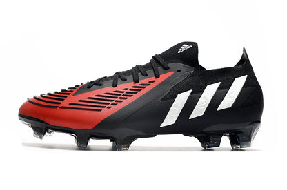 Adidas Predator Edge.1 Low FG - Preto Vermelho