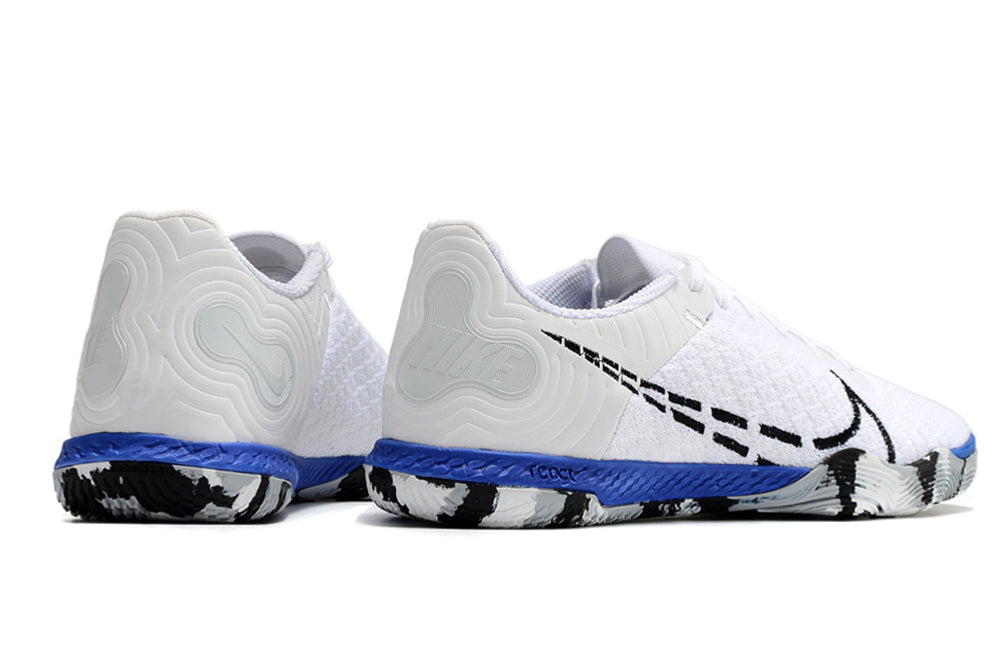 Nike React Gato Futsal - Branco Azul