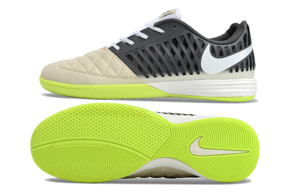 Nike Feminina Lunar Gato II Futsal - Cinza Verde